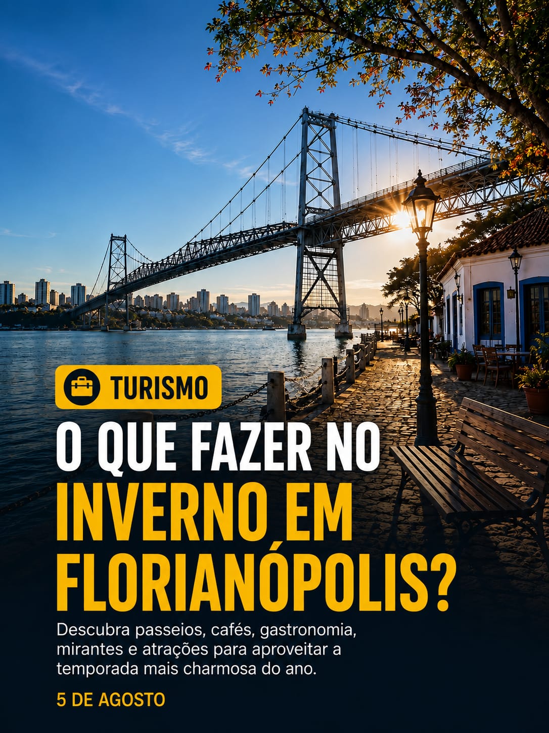 Post sobre oque fazer no inverno em Florianópolis